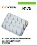 Leroy Merlin Dexter Roller Refill Smooth Wall & Ceiling 20mm x 3 81461622 offer