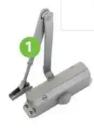 Leroy Merlin Yale Silver Door Closer 300 Series 81481878 offer
