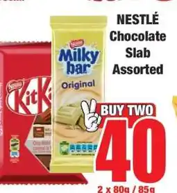 Boxer NESTLÉ Chocolate Slab Assorted offer