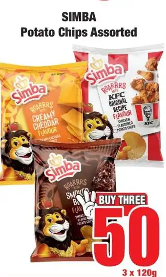 Boxer SIMBA Potato Chips Assorted offer