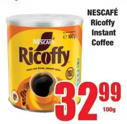 Boxer NESCAFÉ Ricoffy Instant Coffee offer