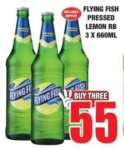 Boxer FLYING FISH Pressed Lemon RB 3 x 660ml offer