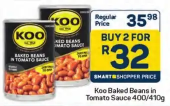 Pick n Pay Koo Baked Beans in Tomato Sauce offer