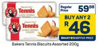 Pick n Pay Bakers Tennis Biscuits Assorted offer