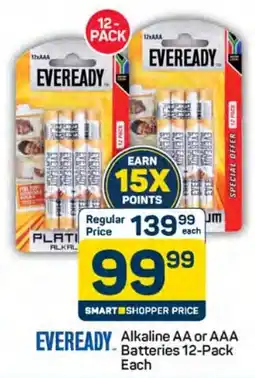 Pick n Pay Eveready Alkaline AA or AAA Batteries offer