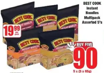 Boxer Best Cook Instant Noodles Multipack Assorted offer
