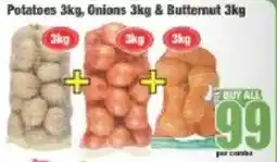 Boxer Potatoes, Onions & Butternut offer