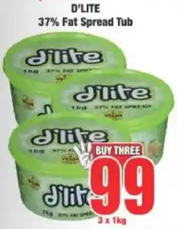Boxer D'lite 37% Fat Spread Tub offer