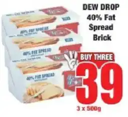 Boxer Dew Drop 40% Fat Spread Brick offer