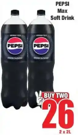 Boxer Pepsi Max Soft Drink offer