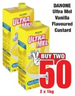 Boxer Danone Ultra Mel Vanilla Flavoured Custard offer