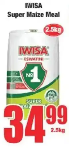 Boxer Iwisa Super Maize Meal offer