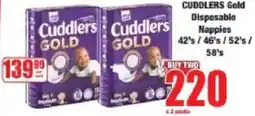 Boxer Cuddlers Gold Disposable Nappies offer