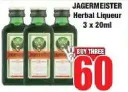 Boxer Jagermeister Herbal Liqueur offer