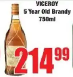 Boxer Viceroy 5 Year Old Brandy offer