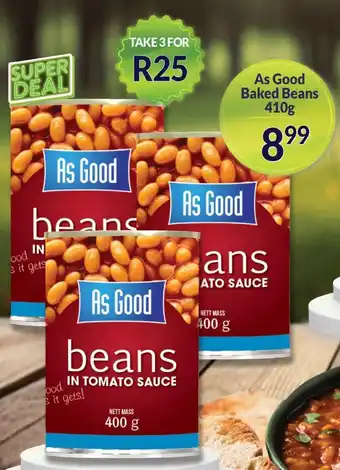 Super Save As Good Baked Beans offer