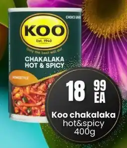 Super Save Koo chakalaka hot & spicy offer