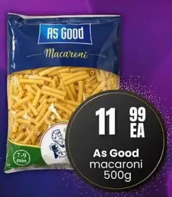 Super Save As Good Macaroni offer
