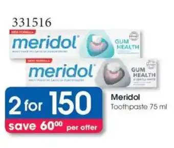 Clicks Meridol Toothpaste offer