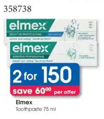 Clicks Elmex Toothpaste offer