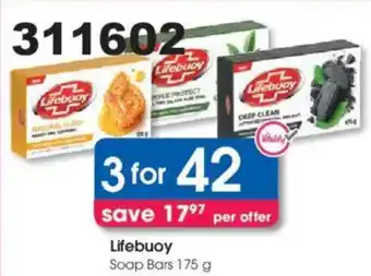 Clicks Lifebuoy Soap Bars offer