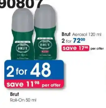 Clicks Brut Roll-On offer