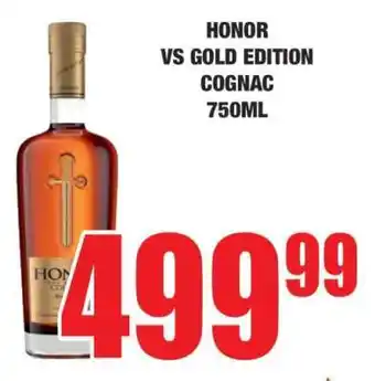 Boxer HONOR VS GOLD EDITION COGNAC 750ML offer