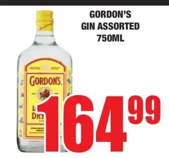 Boxer GORDON’S Gin Assorted 750ml offer