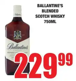 Boxer Ballantine's Blended Scotch Whisky 750ml offer