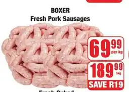 Boxer BOXER Fresh Pork Sausages offer