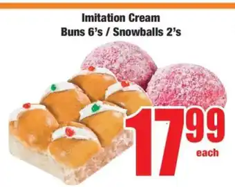 Boxer Imitation Cream Buns 6's / Snowballs 2's offer