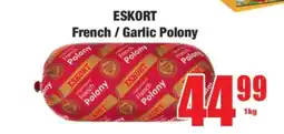 Boxer Eskort French/Garlic Polony offer