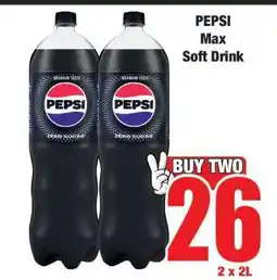 Boxer PEPSI Max Soft Drink offer