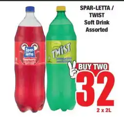 Boxer SPAR-LETTA / TWIST Soft Drink Assorted offer