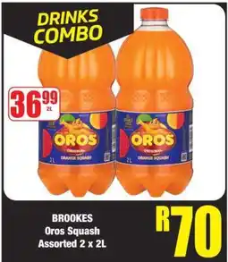 Boxer BROOKES Oros Squash Assorted 2 x 2L offer