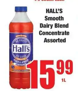 Boxer HALL'S Smooth Dairy Blend Concentrate Assorted offer
