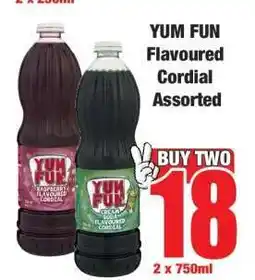 Boxer YUM FUN Flavoured Cordial Assorted offer
