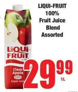 Boxer LIQUI-FRUIT 100% Fruit Juice Blend Assorted offer
