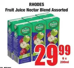 Boxer RHODES Fruit Juice Nectar Blend Assorted offer
