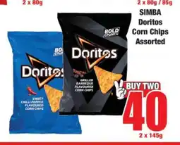 Boxer SIMBA Doritos Corn Chips Assorted offer