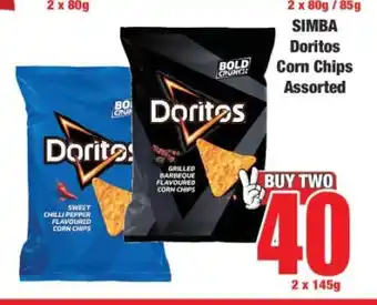 Boxer SIMBA Doritos Corn Chips Assorted offer