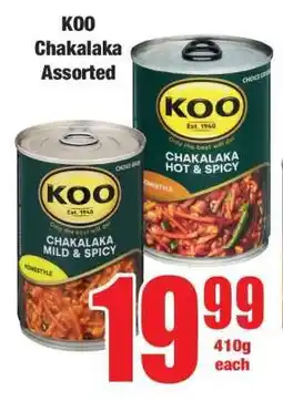 Boxer KOO Chakalaka Assorted offer