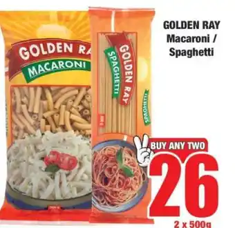 Boxer GOLDEN RAY Macaroni / Spaghetti offer