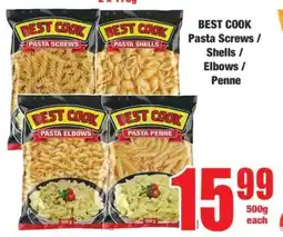 Boxer BEST COOK Pasta Screws / Shells / Elbows / Penne offer