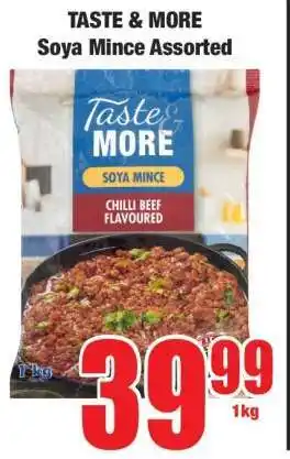 Boxer TASTE & MORE Soya Mince Assorted offer