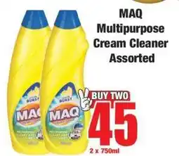 Boxer MAQ Multipurpose Cream Cleaner Assorted offer