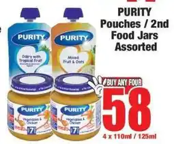 Boxer PURITY Pouches / 2nd Food Jars Assorted offer