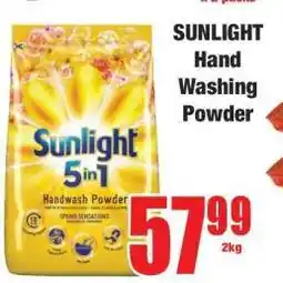 Boxer Sunlight Hand Washing Powder offer