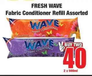 Boxer FRESH WAVE Fabric Conditioner Refill Assorted offer