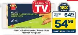Pick n Pay Hypermarket First Choice Processed Cheese Slices offer